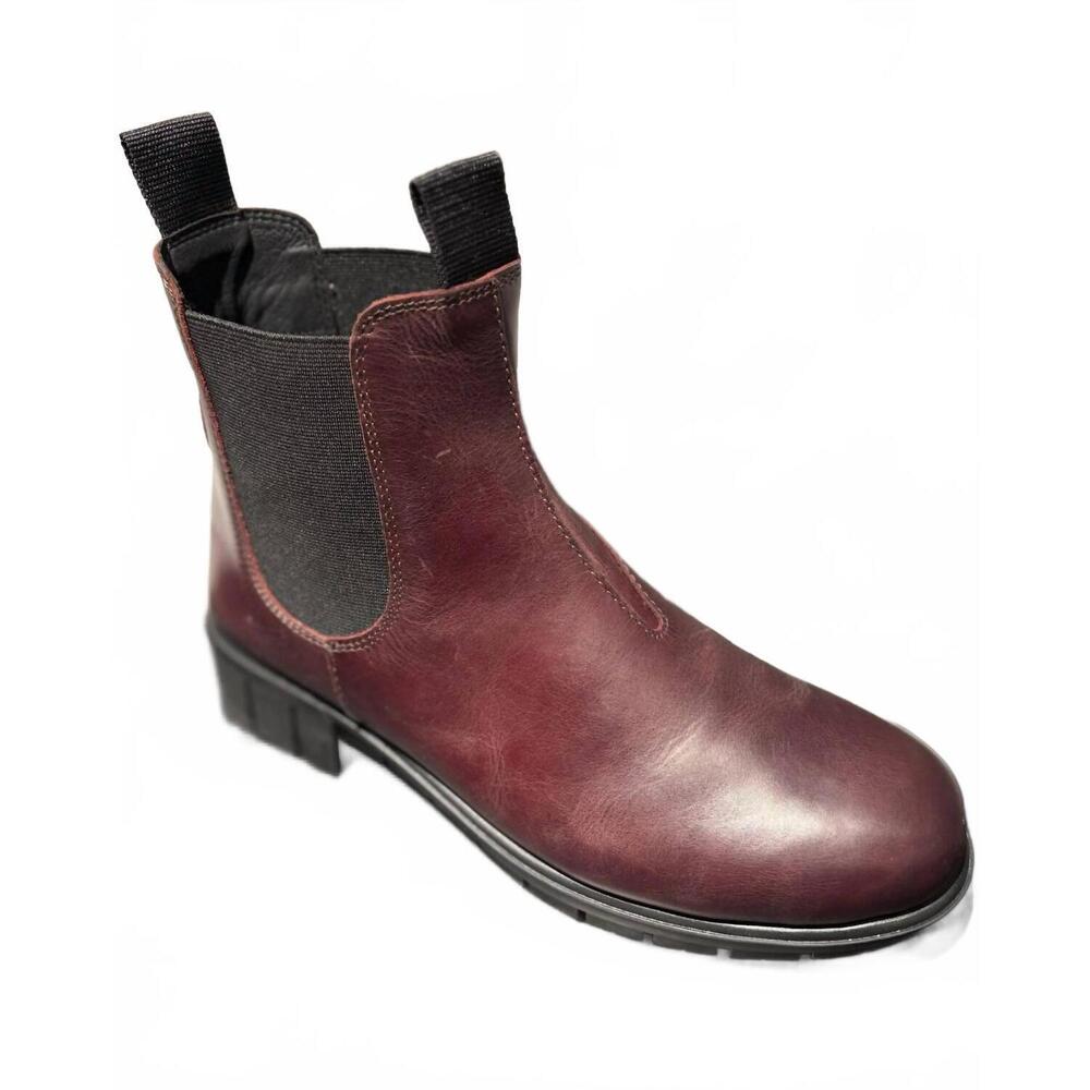 NEW SAYDO women's mezra ankle boots in wine